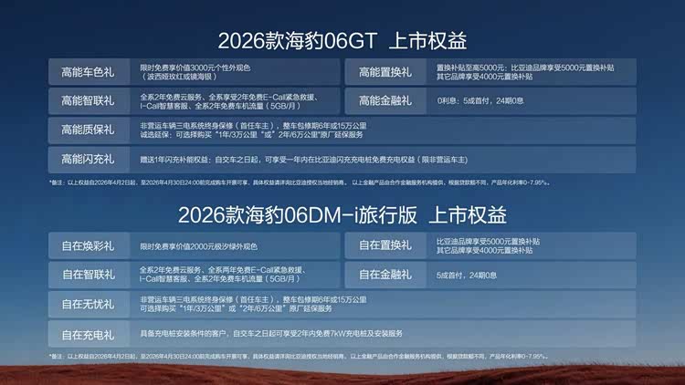12.89万起，&ldquo;年轻人第一台GT&rdquo;比亚迪2026款海豹06GT焕新上市！